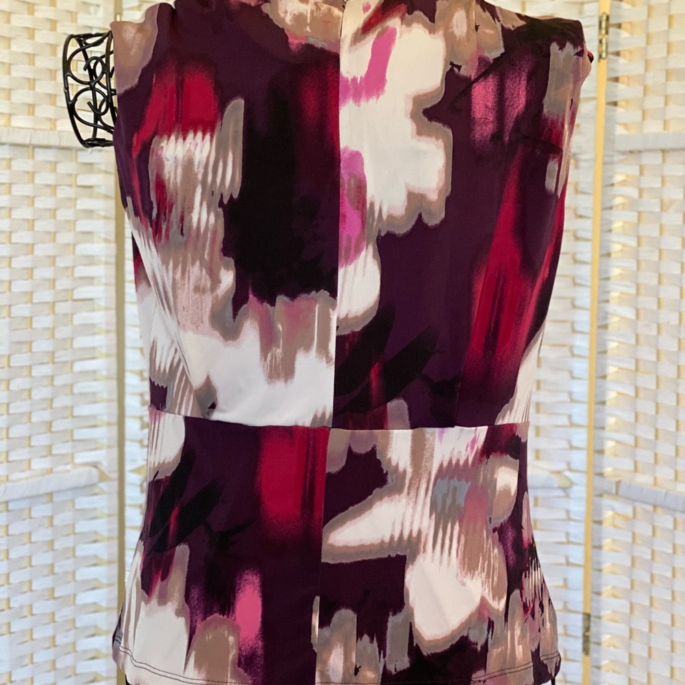 NWT Calvin Klein New With Tag Abstract Pattern Top - Picture 4 of 8